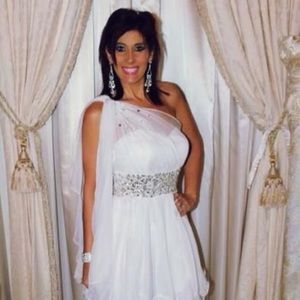 White Short VIENNA Dress